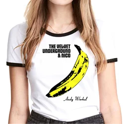 The Velvet Underground tshirt clothing male funny aesthetic manga print japanese top tees t shirt y2k