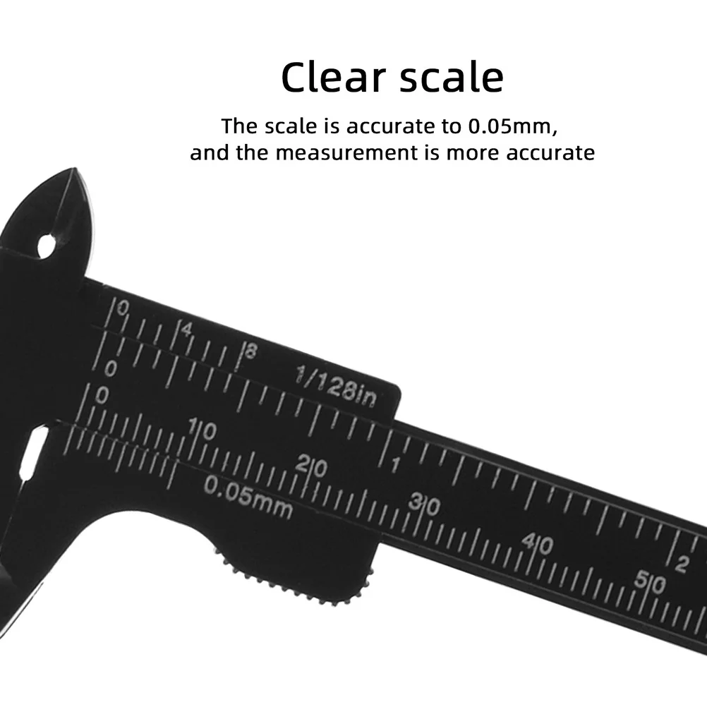 

Plastic Eyebrow Measuring Ruler Professional Caliper Sliding Measuring Tool Facial Calipers for Precise Eyebrow Length Width