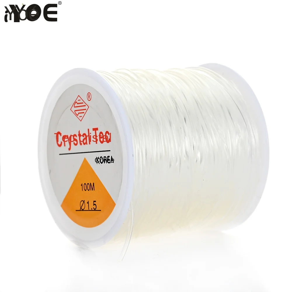 iYOE 0.5-1.5mm Elastic Cord String Transparent Elastic Thread For Jewelry Making Diy Bracelet Necklace Beaded Accessories