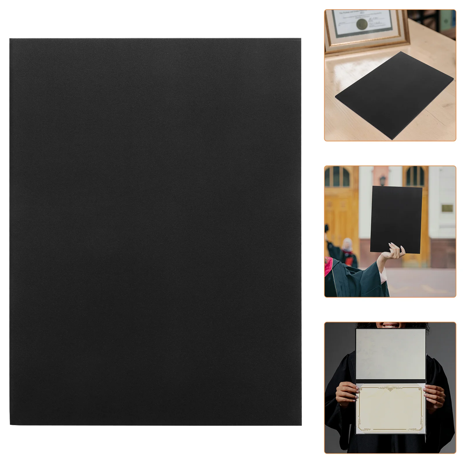 Decoration Graduation Certificate Cover Citizenship Double College Diploma Holder Degree Covers Black for