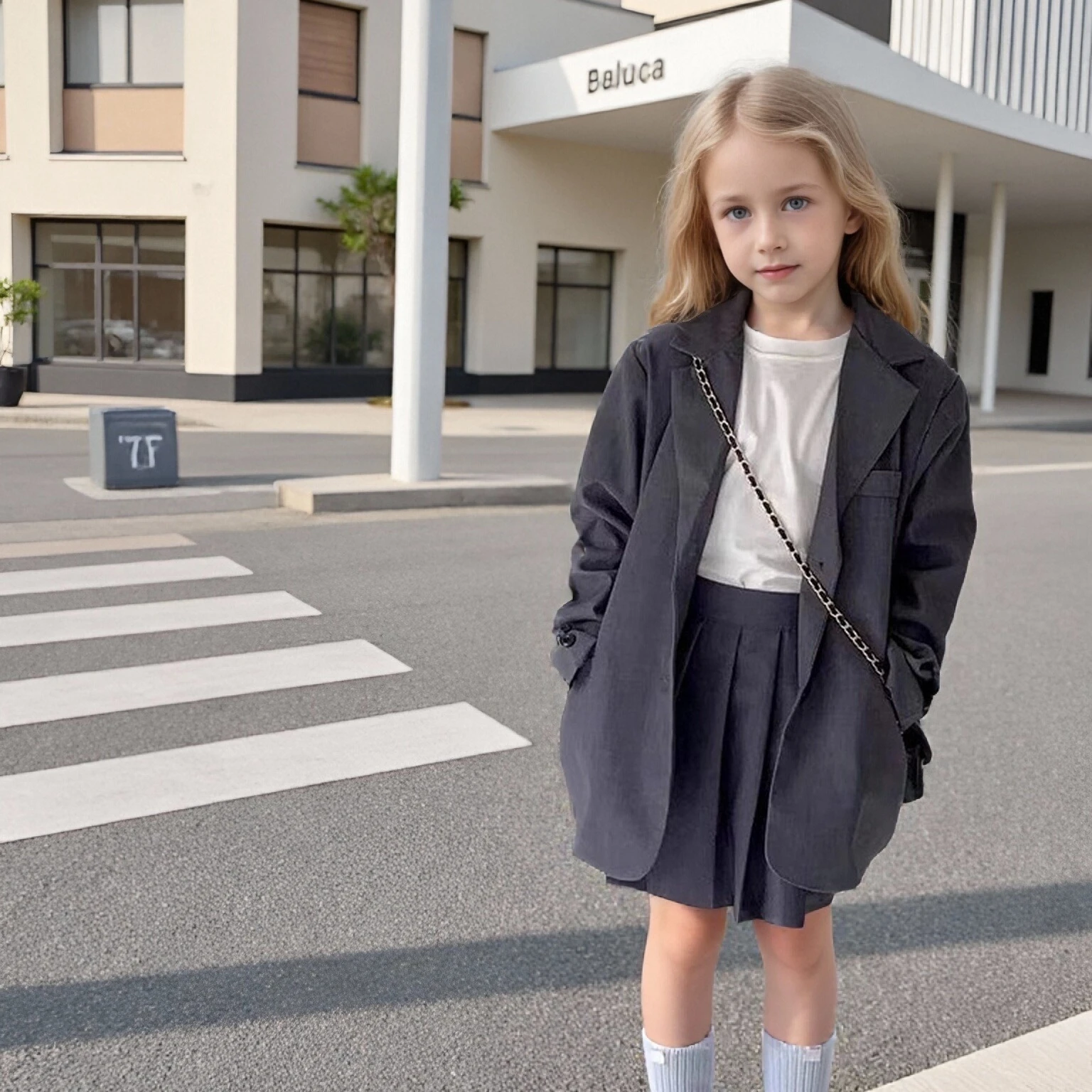 Girls Suit Set 2026 Spring New Preppy Style Fashion Blazer Pleated Skirt Two Piece Outfit Teen School Kids Stylish Matching Set