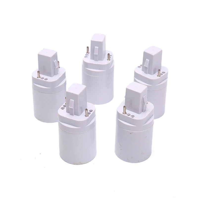 5PCS G24 To E27 Socket LED Lamp Adapter Flexible Extend Lamp Base LED Light