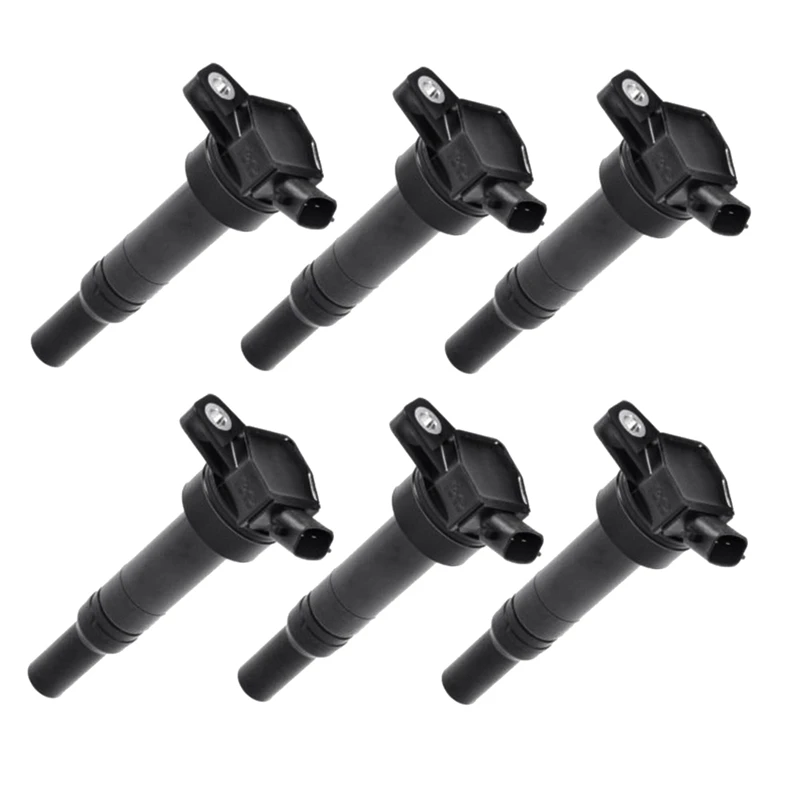 6Pcs Car Ignition Coil 27300-2E000 UF651 For Hyundai Elantra Kia Soul Forte 1.8L 2.0L 2011-2016 273002E000 5C1861 Accessories