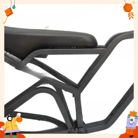 Retro 20 inch electric bicycle frame snow bike electric bicycle frame off-road electric motorcycle frame