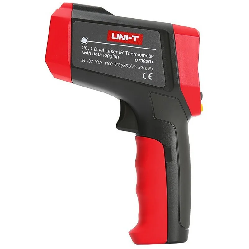 UNI-T UT302D+ Non-Contact Temperature Meter Digital Laser Thermometer Gun LCD Backlight Pyrometer