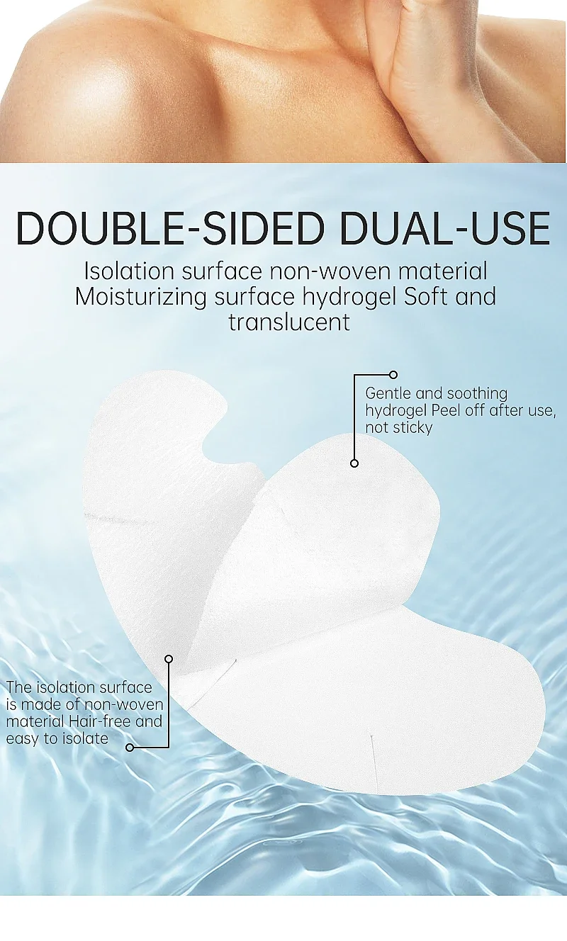 50/100/200 Paar Augenpads für Wimpernverlängerung, Unter-Augen-Pads, Make-up-Wimpern-Patches, Spitzenaufkleber, Pads für Wimpernverlängerungszubehör – Detail 5