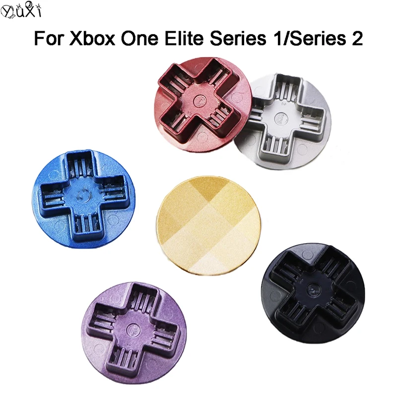 YuXi 1PC For Xbox One Elite Series 1/Series 2 Circular key Controller Metal Dpad Button Paddles Triggers Keys Repair Accessories