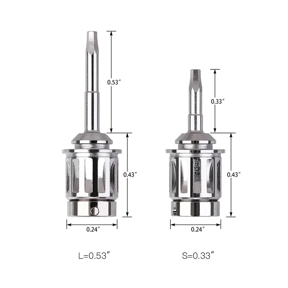 

Implant Screwdriver Set | 135°C Autoclavable Prosthetic Drivers | Abutment/Crown Drivers for Dentists & Labs
