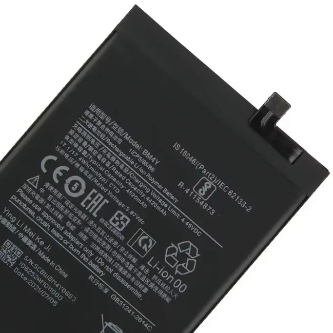 

For Xiaomi Poco F3 Redmi K40 Pro K40 Pro+ Poco X3 Poco X3 Pro BM4Y BN57 Phone Battery