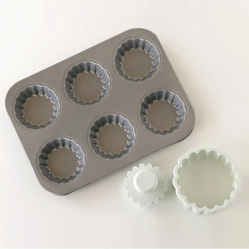 

lower Lace Carbon Steel Bakeware Mold Mini Cupcake Fruit Egg Tart Biscuit Mold Cookie Pie DIY Mould Kitchen Pastry Baking Tool