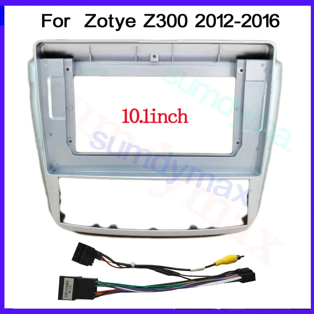 

10.1" 2 Din Head Unit Car Radio Fascia For Zotye Z300 2012-2016 Auto Stereo Audio Player DVD Panel Dash Kit Frame Bezel