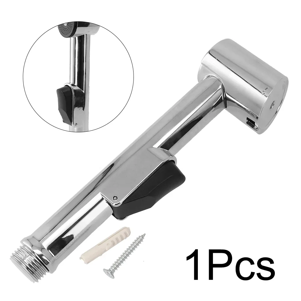 1 Pcs Sprayer 1 Kit Exquisite Parts Practicall Shower Stainless Steel Toilet Set Spray Bracket Douche Hand Held