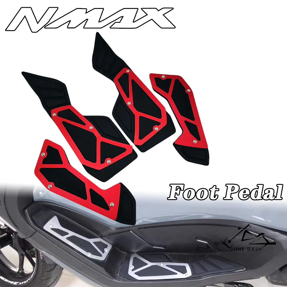 

Для Yamaha NMax 125 150 155 N Max NMax125 NMax150 NMax155 2021 2022 2023 мотоциклетная подножка ножные колодки Педальная пластина педали