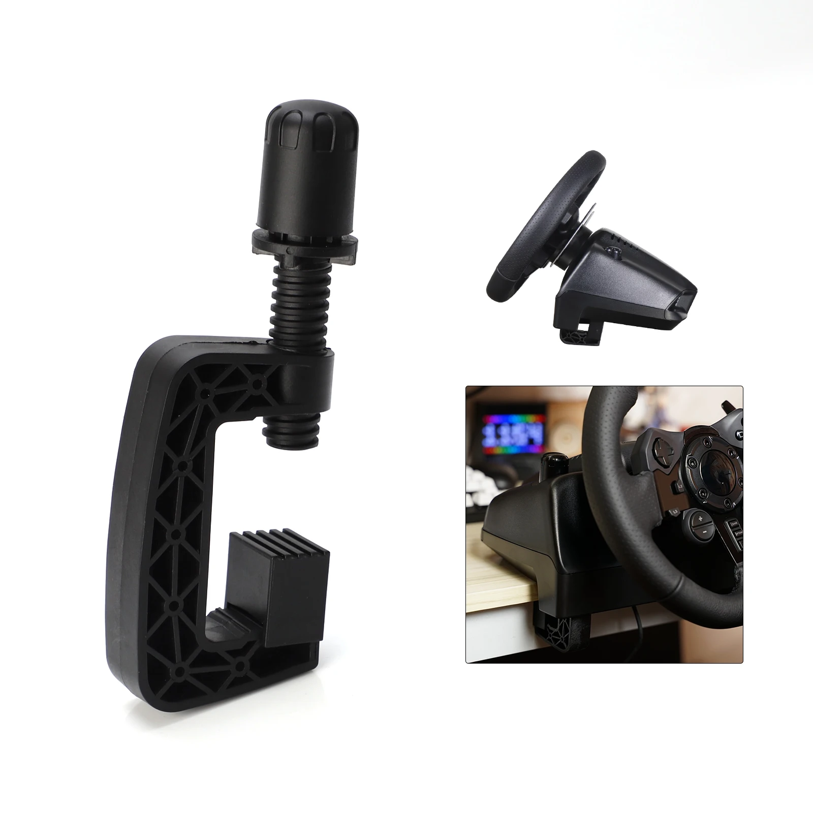 Game Steering Wheel Fixing Clamp For Logitech G25 G27 G29 Plastic Clip G920 G923 Driving Force GT DFGT Table Clamp Original Part