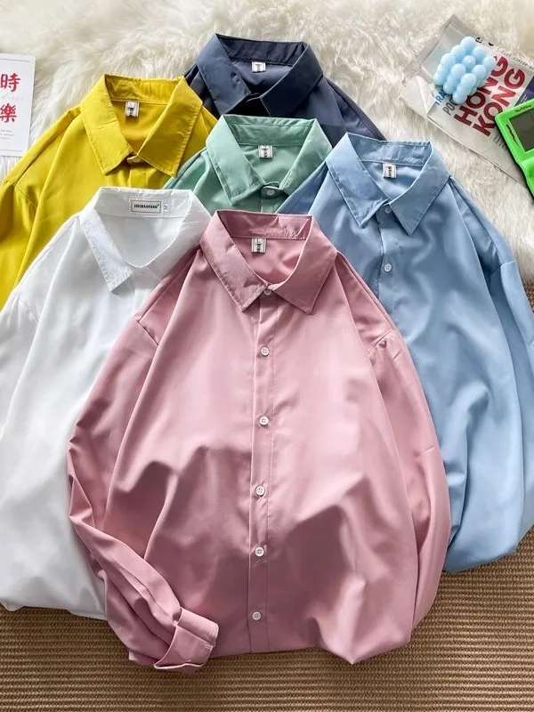 

Casual Loose Fit Long Sleeve Shirt Couple's Layering Inner Wear Sun Protection Design Women's Fashion Spring 2026