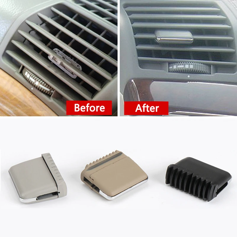 1PCS Car Front Air Conditioning A/C Air Vent Outlet Tab Clip Repair for Mercedes Benz S Class S300 W220 1998-2005 Car Styling