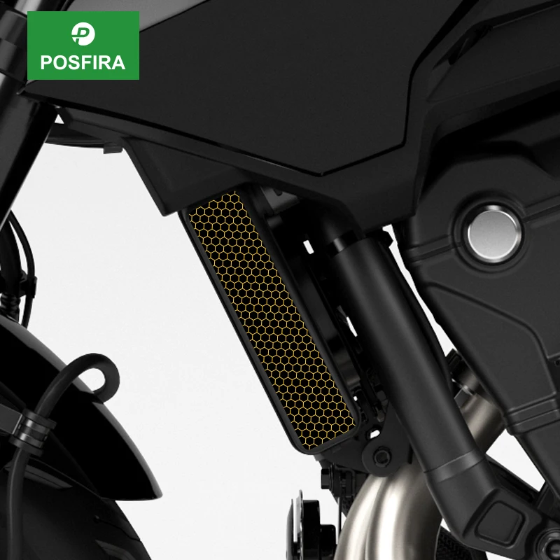 

POSFIRA Motorcycle Radiator Panel Sticker Vinyl Decals for Honda CB500 Hornet CB 500 2024 2025 2026 Decoration Accessories