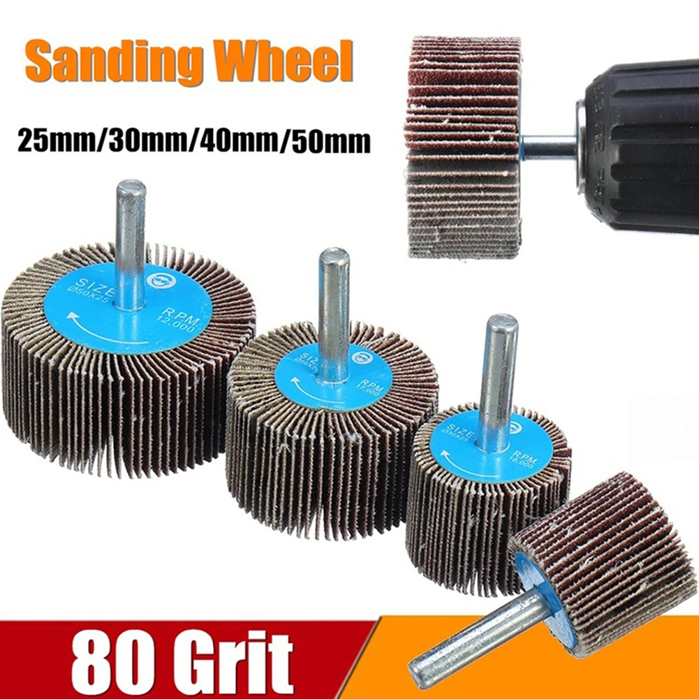 

1pc 25/30/40/50mm Sanding Flap Disc Wheel Grinding Wheel Head Sander Abrasive Tools Polishing Rust Removal For Rotary Tool