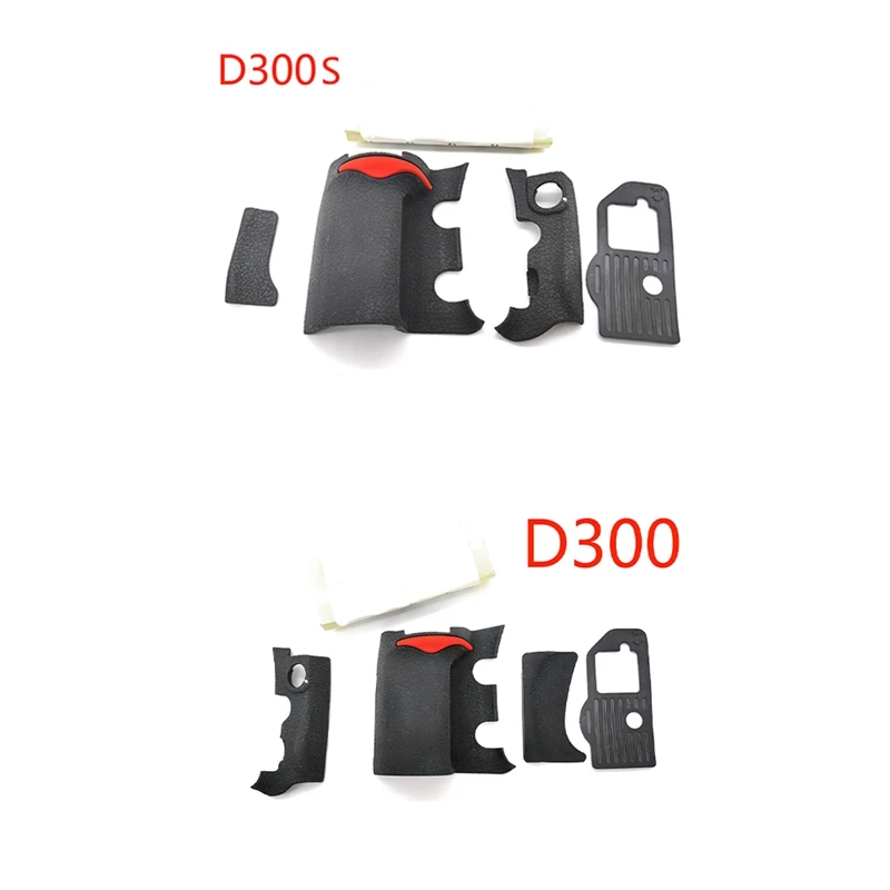 Novo 1 conjunto de 4 peças unidade de cobertura de borracha para câmera digital nikon corpo escudo de borracha + fita