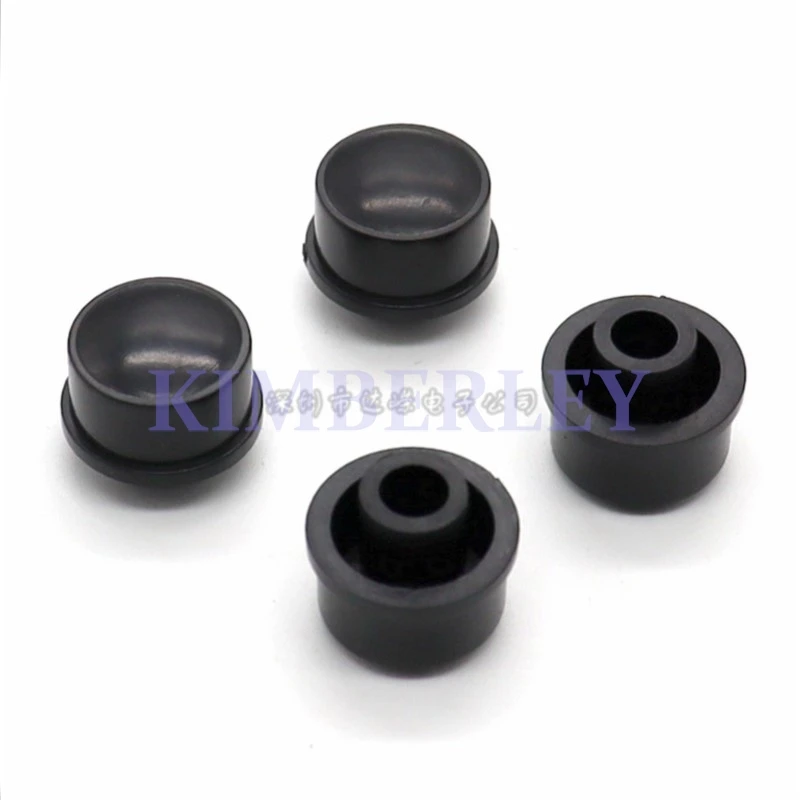 10 Piece 16 X 13MM Plastic Button Cap Switch Button Cap Black Power Button Cap Tap The Switch Button Cap