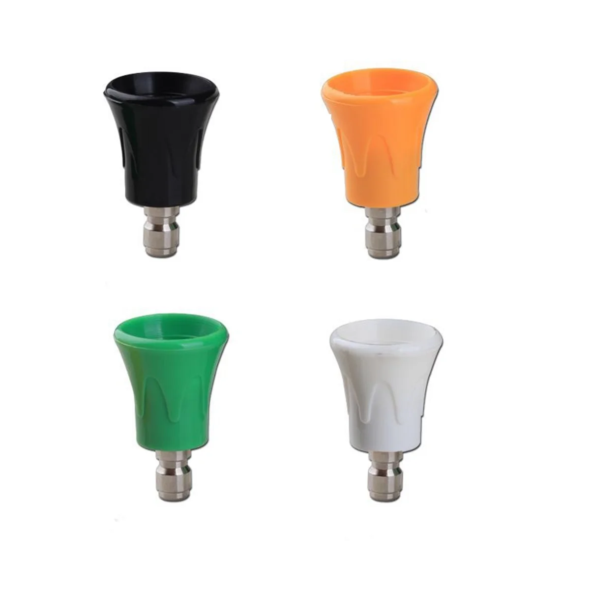 

Pressure Washer Nozzle Guard, Power Washer Nozzle Tips with Protector Holder, 5 Pressure Washing Tips 1/4In, Orifice 4.0