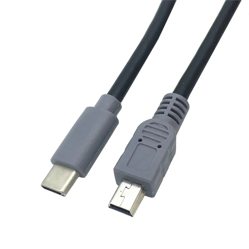 

Переходник USB 3.1 Type C «папа»-Mini USB 5 Pin B «папа», переходник OTG, кабель передачи данных для мобильных устройств Macbook, 25 см, 100 см