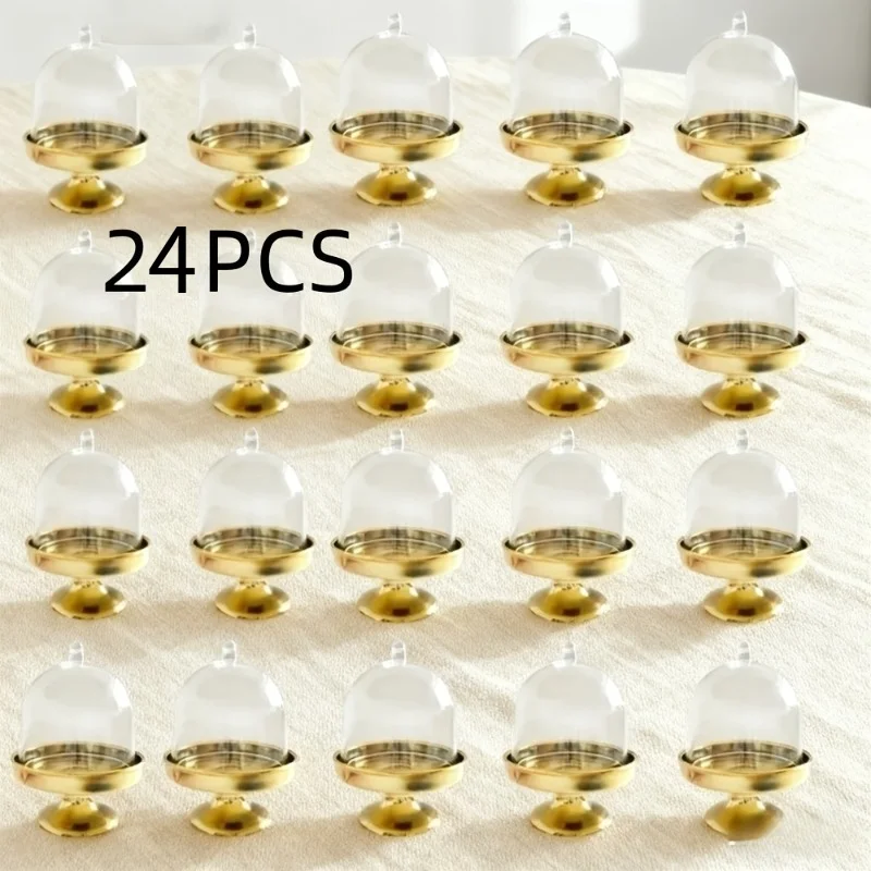 24個のミニプラスチックキャンディボックス 蓋付き パーティ - Party Event Supply Store のレビューと価格