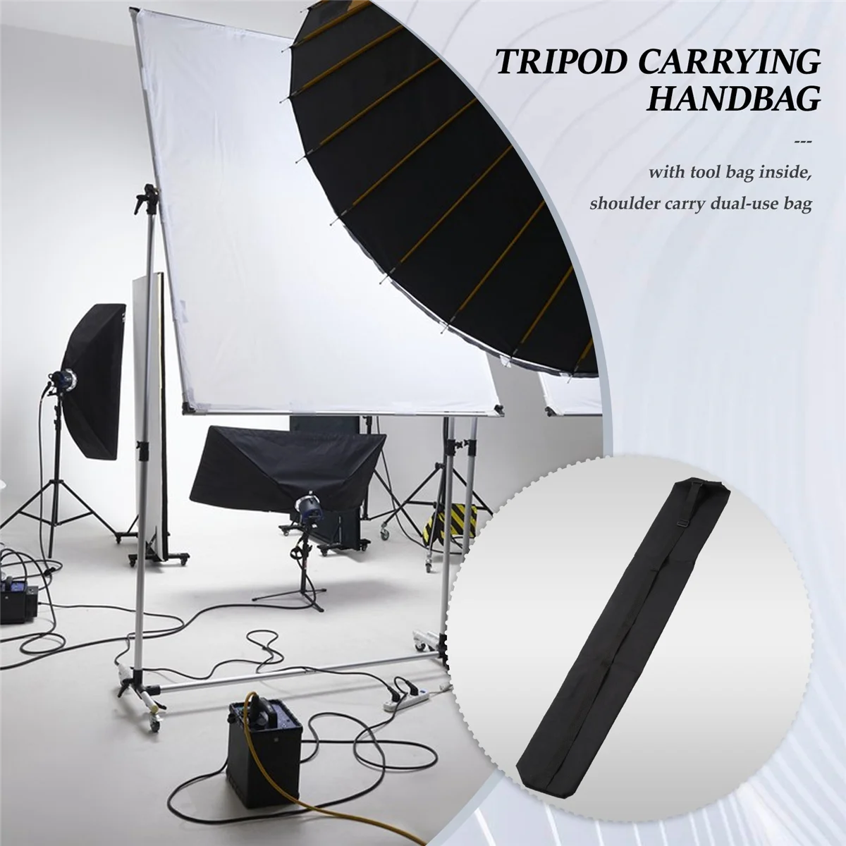 Thicken Tripod Carrying Handbag Shoulder Bag Photography Light Stand Umbrella Storage