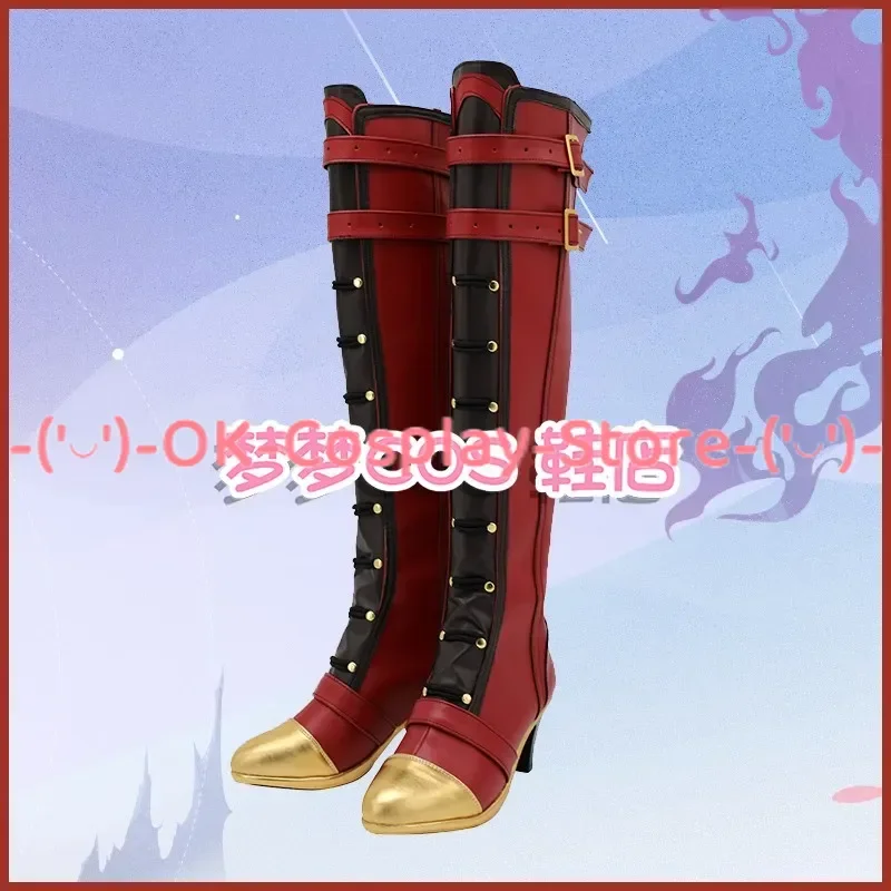 Itsuki Shu-Chaussures de Cosplay en Cuir PU, Ensemble d'Étoiles de Jeu Valkyrie, Bottes d'Halloween, Accessoires de Carnaval, sur Mesure