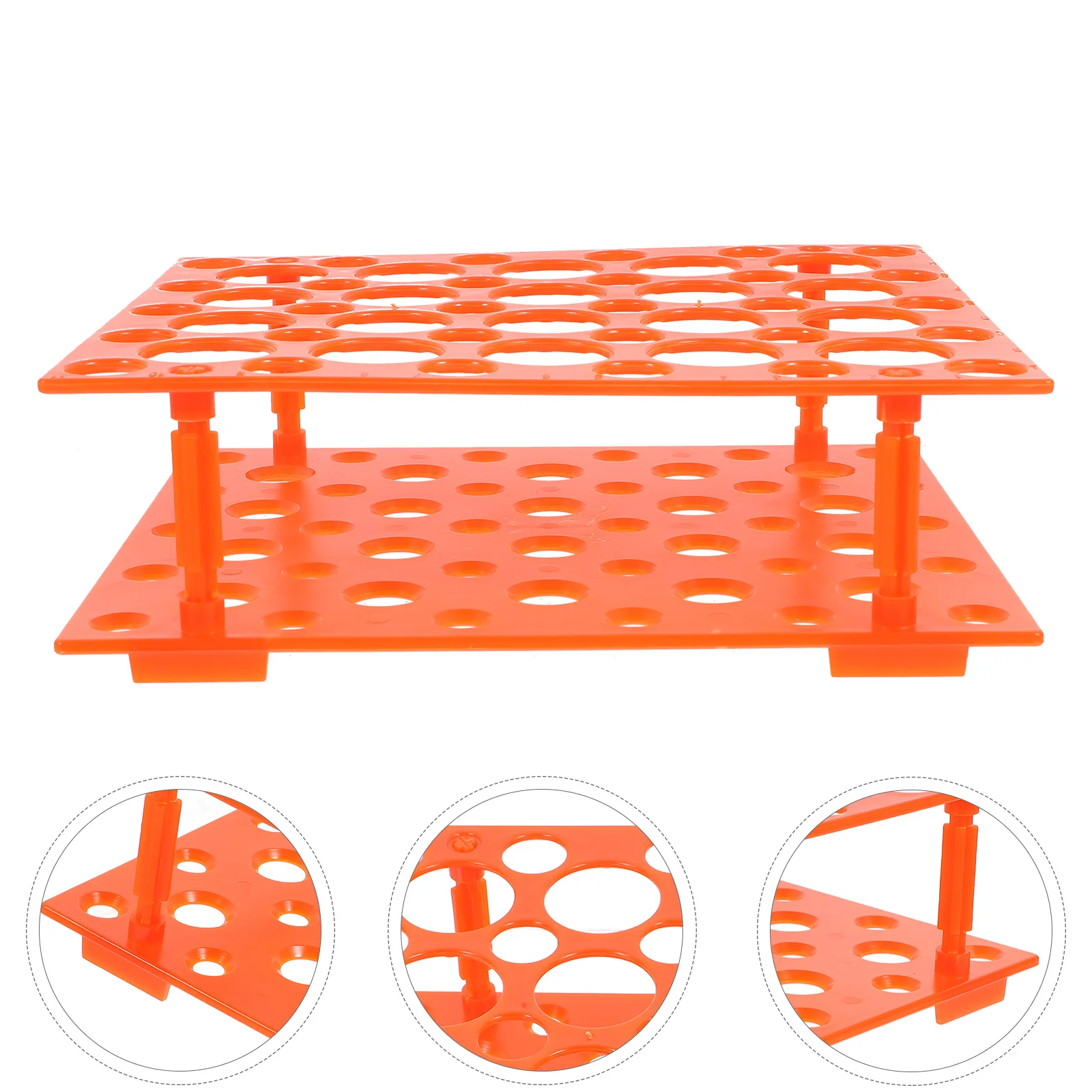 50 Holes Centrifuge Tube Rack Detachable Laboratory Equipment for 15ml 50ml Tubes Premium Material Easy Use