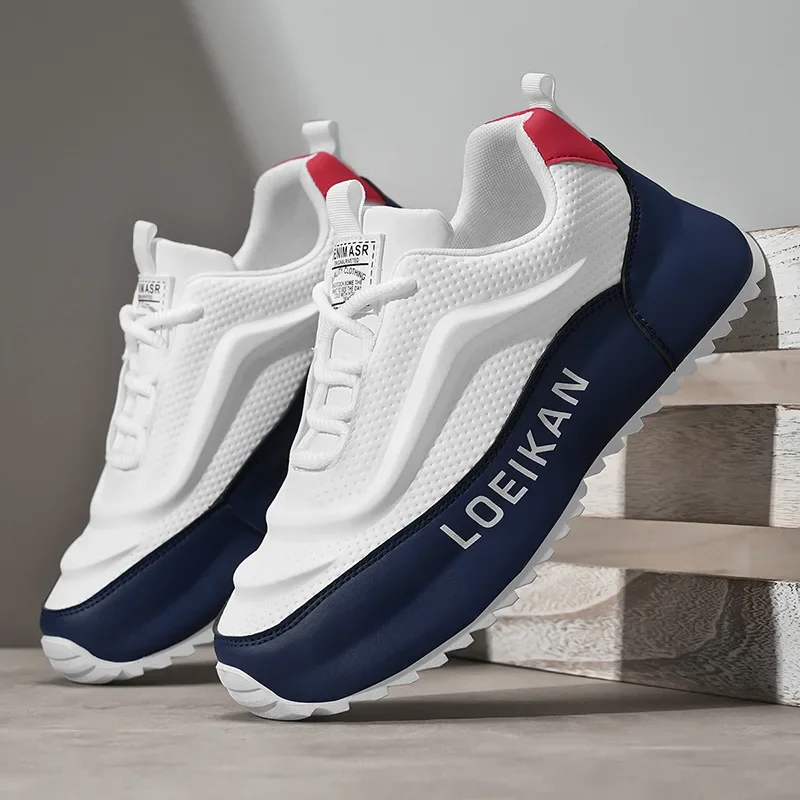 Zapatillas para caminar para hombre, zapatillas de tenis ligeras informales para hombre, zapatillas deportivas transpirables, nuevas zapatillas de moda de talla grande 47