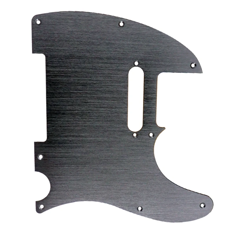 เงิน 8 หลุม Tele กีตาร์ Pickguard โลหะ Pick Guard สําหรับมาตรฐาน Telecaster Pickguard เปลี่ยน