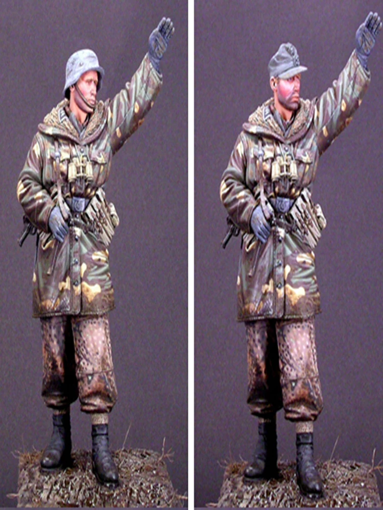 New Unassembled 1/16 90mm--wii Grenadier Wiking  soldier    Resin Kit DIY Toys Unpainted kits