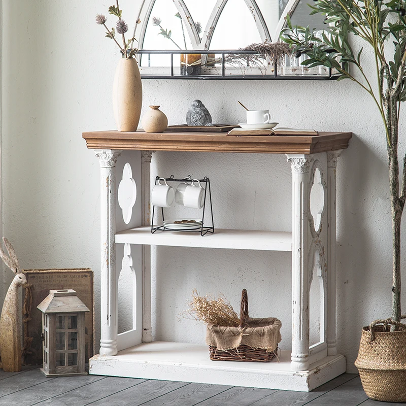 

Вход в дверь, гостиная, художественный входной столик, полка для хранения обуви, американская полка для хранения из цельного дерева, дверь дома.