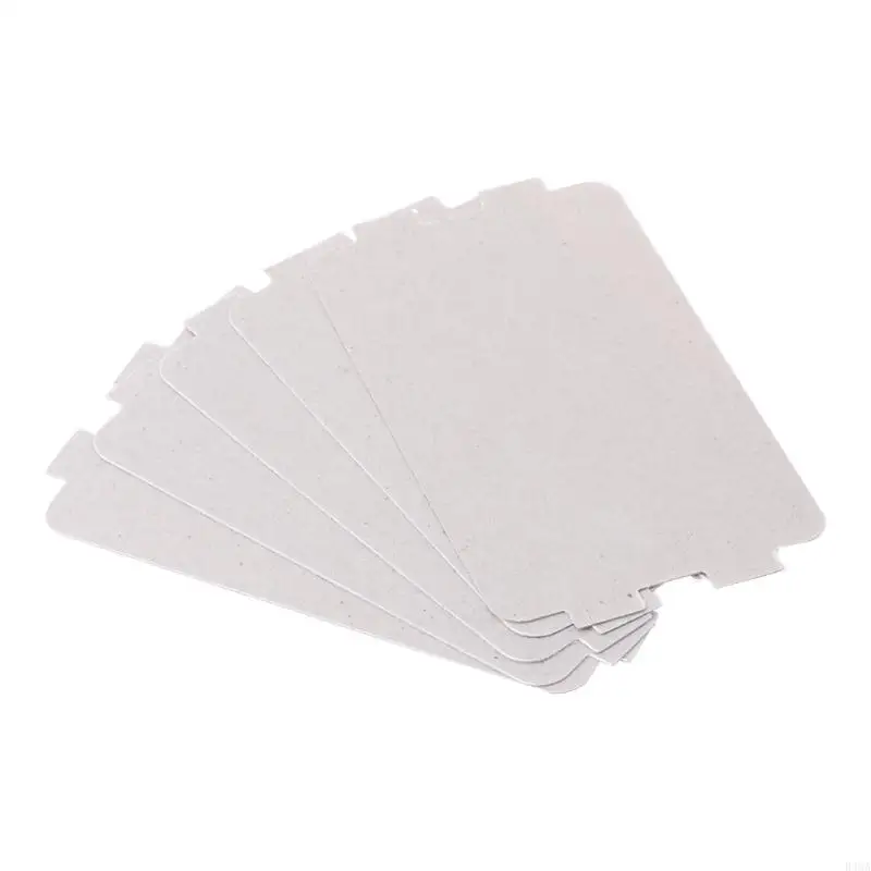 B46A 5Pcs Microwave Oven Mica Plate Sheet Thick Replacement Part 107x64mm For Midea