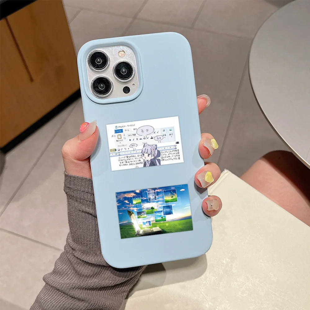 80pcs Cartoon Webcore Doodle Creative Decorative Stationery Hand Account Water Cup Computer Stickers