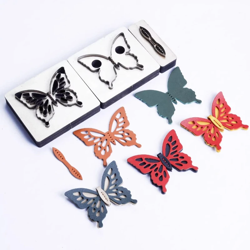 

Leather Die Cutter Butterfly Cutter Knife Mold Handmade DIY 3d Butterfly Pendant Leather Decoration Cutting and Blanking Tool