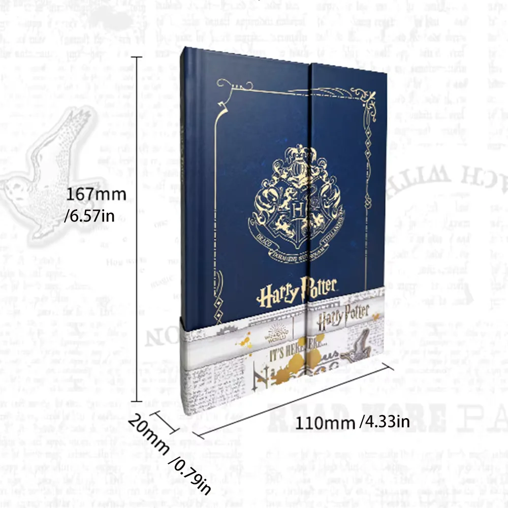 Authentique Harries Potters périphérique rétro cahier académie magique Poudlard Serpentard Portable cahier école étudiant papeterie