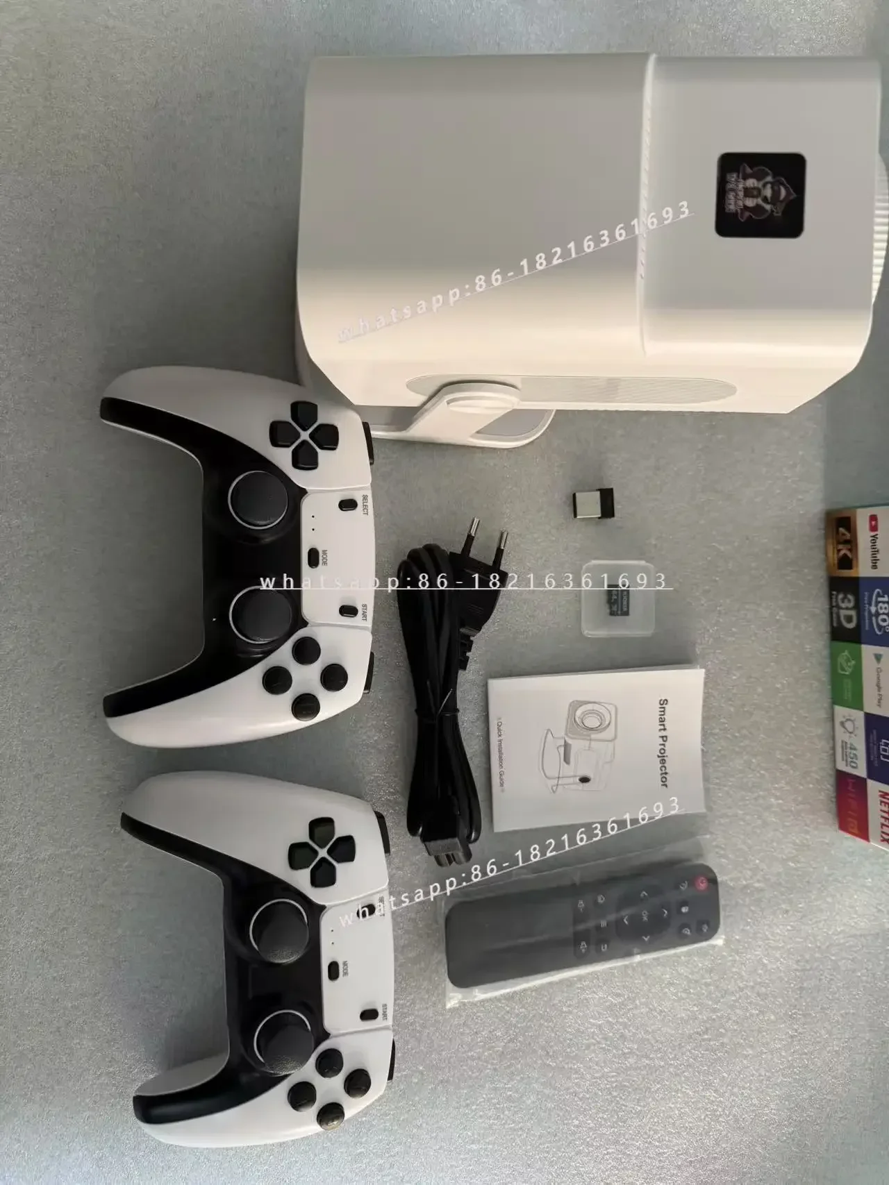 2026GOOD HCS350PRO Game Console Projector 4K Ultra High Definition Wireless Support Large Games More Silky