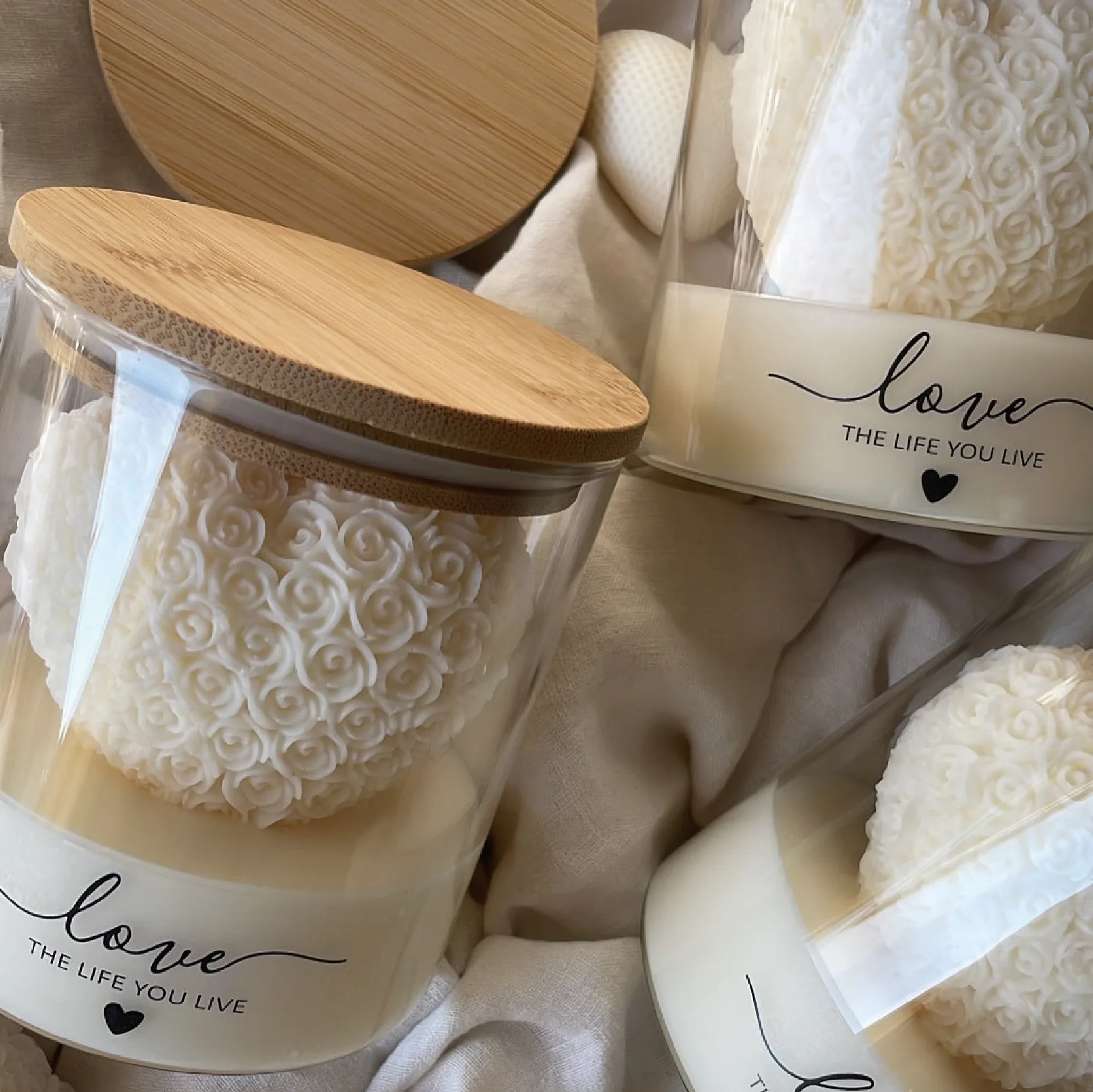 1 Uds. Vela aromática de rosa  - Home Fragrance No 3 reseña y precio