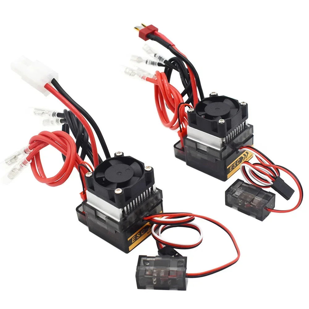 320A regolatore di velocità ESC spazzolato 7.2-16V 2-4S Lipo 5.6V/2A uscita con dissipatore di calore per RC 1/10 1/8 Buggy per camion per auto