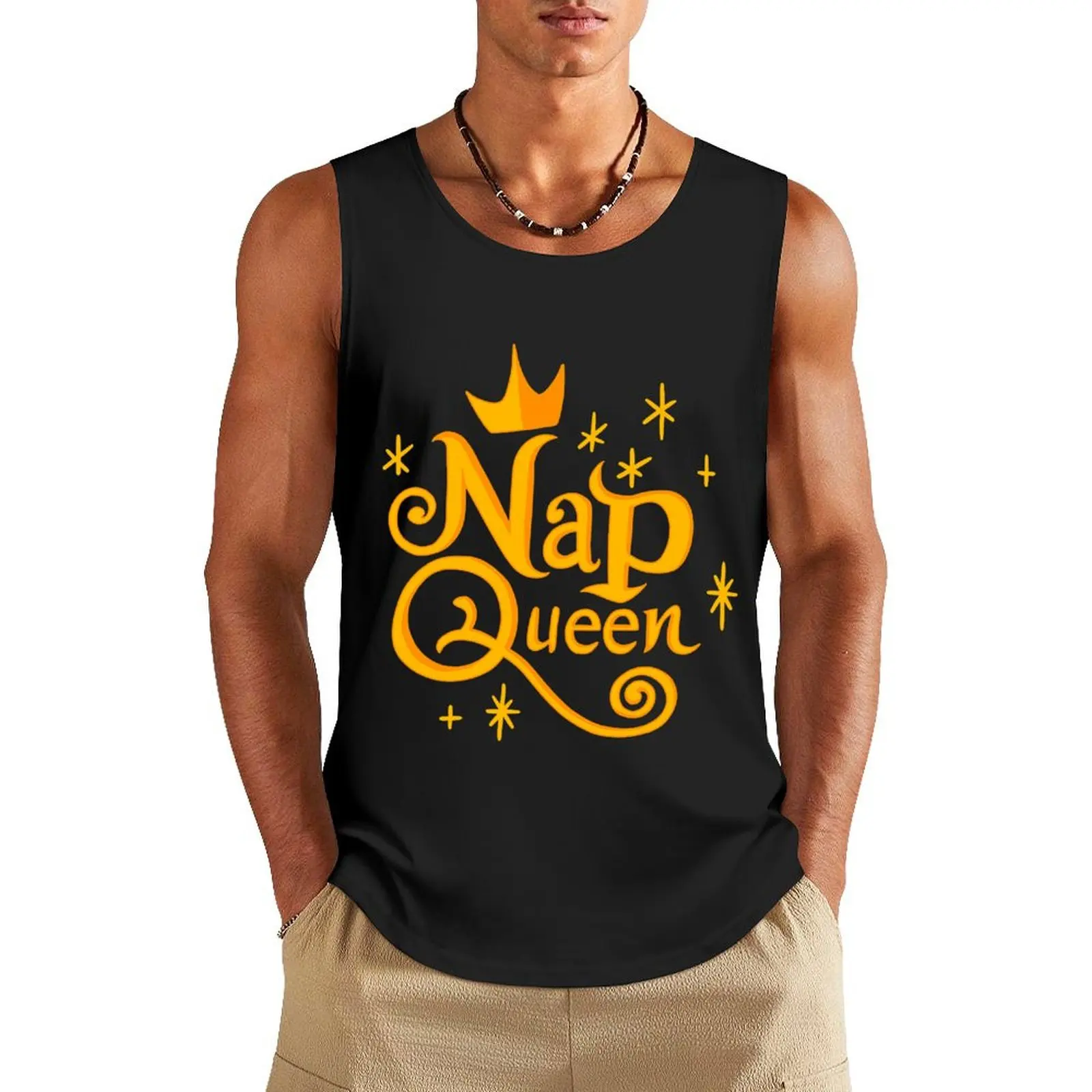 

NAP QUEEN Tank Top t-shirt for man Vest Sleeveless top basketball