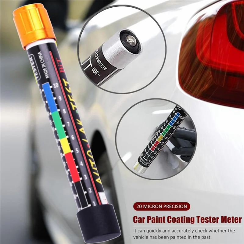 Car Paint Thickness Tester Pen Portable Car Paint Coating Tester Meter Thickness Meter Gauge Crash for Car