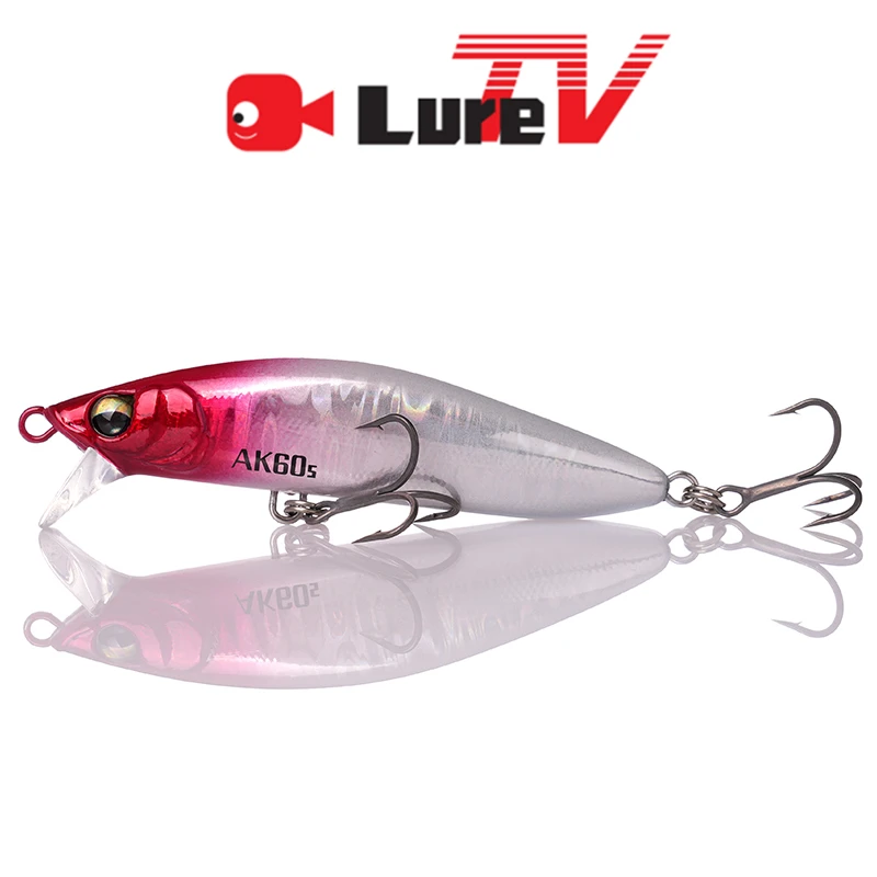 Luretv AK60 No Near Submerged Mino Full Swimming  Lure Bait Far Cast Trembling Sinking Bass Bait