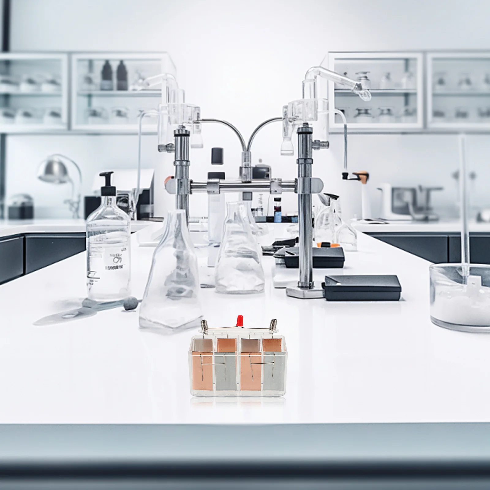 Kit de experimento científico, dispositivo de geração de energia de água salgada para crianças aprendendo ferramenta cognitiva de energia renovável