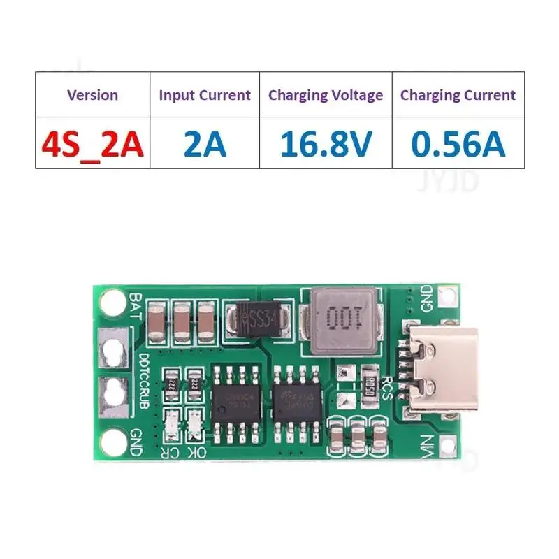 TypeC متعدد الخلايا 2S 3S 4S إلى 8.4V 12.6V 16.8V خطوة المتابعة دفعة يبو بوليمر ليثيوم أيون شاحن 7.4V 11.1V 14.8V 18650 بطارية ليثيوم