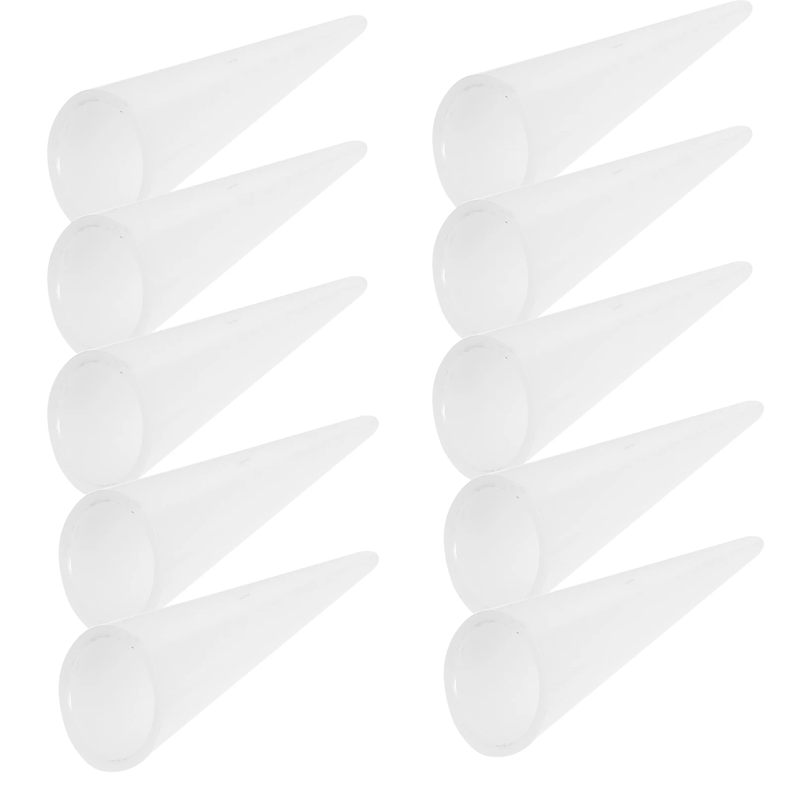 

10 Pcs Rings Display Rack Acrylic Jewelry Holder Lightweight Sturdy ganizer Storage White Bedroom Bathroom Decor