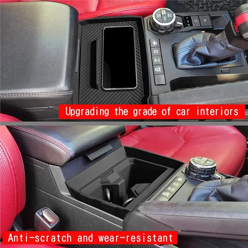 B23B Center Console Cup Holder For Toyota 4Runner 2025 2026 Car Accessories