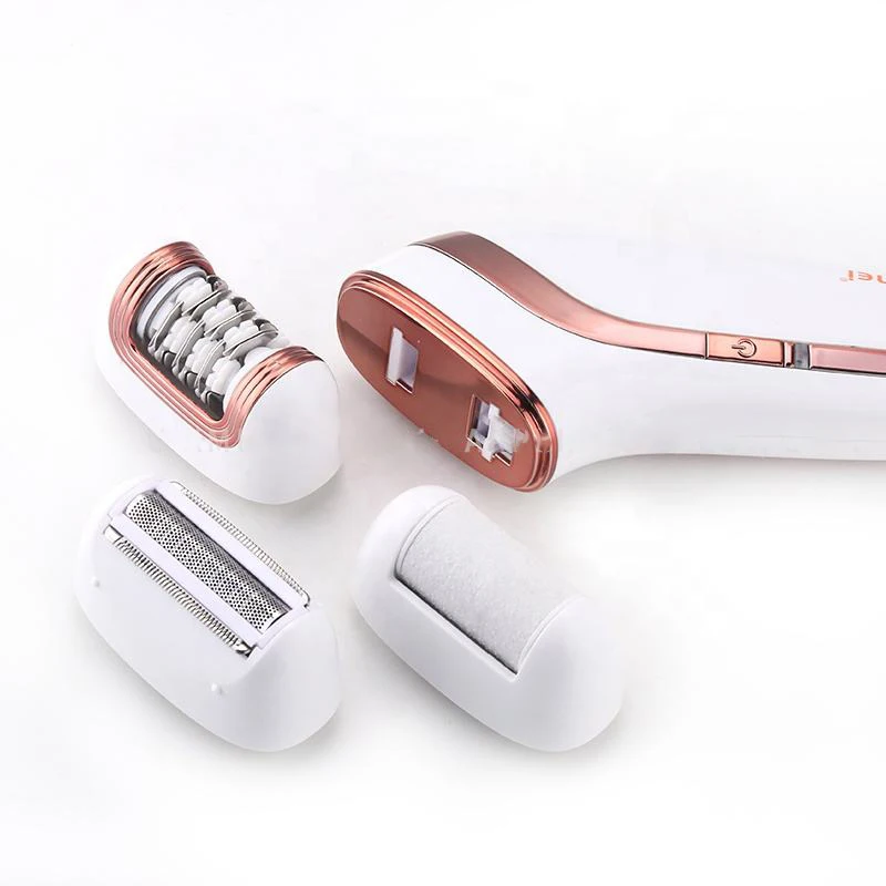Original Kemei 3in1 Epilator Electric Epilator Facial Body Ladies Legs Bikini Legs Arms Underarm Epilator Rechargeable.