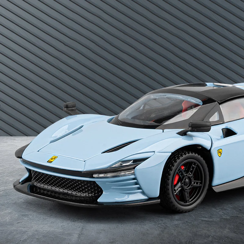 1:32 SP3 Daytona Alloy Sports Car Model Diecasts Metal Track Racing Vehicles Car Model Sound and Light Simulation Kids Toys Gift